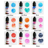 22 Colors Epoxy Pigment Liquid Colorant Dye Ink UV Resin DIY Crafts