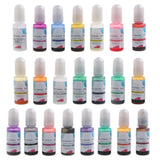 22 Colors Epoxy Resin Diffusion Pigment Alcohol Ink Liquid Colorant Dye