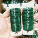 22 Gauge Green Floral Wire for Crafts and Wreaths
