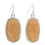 22 Pairs Hoop Earrings Set for Women - Druzy and Leopard Multipack