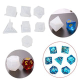 22 Pcs Crystal Epoxy Set Dice Dice Grain Fillet Multi-Specification DIY