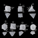 22 Pcs Crystal Epoxy Set for DIY Digital Game Mirror Epoxy Mold
