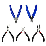 22 Pc Jewelry Making Set Pliers Scissors Tweezers Tray DIY Hand Tools