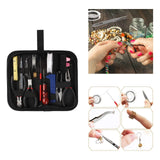 22-Piece Jewelry Making Kit Beading DIY Craft Supplies with Oxford Cloth Bag