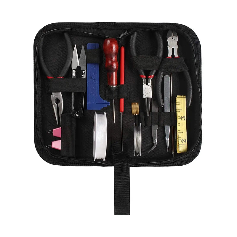 22-Piece Jewelry Making Kit Beading DIY Craft Supplies with Oxford Cloth Bag