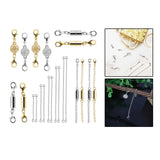 22pc Lobster Head Magnetic Clasp Set for Jewelry Making