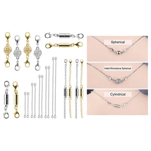 22pc Lobster Head Magnetic Clasp Set for Jewelry Making