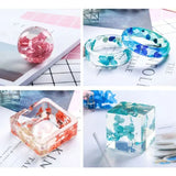22 Styles 1Box Crystal Epoxy Filler Dry Flower Mixed Nail Stickers Decorations