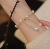Spring Hetian Jade Evil Eye Bracelet for Women