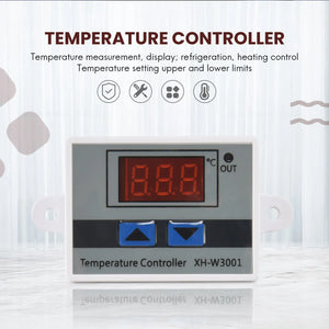 220V Digital LED Temperature Controller Thermostat Switch Probe