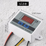220V Digital LED Temperature Controller Thermostat Switch Probe