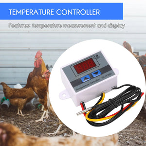 220V Digital Temperature Controller Thermostat Switch LED Display
