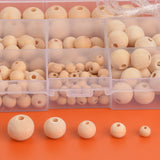 Natural Wood Beads Kit for Jewelry Making DIY Bracelet Necklace 6-14mm