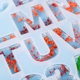 221 Pcs Alphabet Resin Molds Set - Backward Casting Letters Numbers