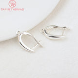 6PCS 20x12.5MM Brass Stud Earrings Pins High DIY Jewelry Findings