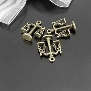 100g Antique Bronze Scales Jewelry Making Supplies Diy Findings Accessories