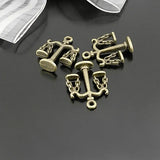 100g Antique Bronze Scales Jewelry Making Supplies Diy Findings Accessories