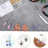 2290 Pieces Earring Making Kit with Tweezers and Findings