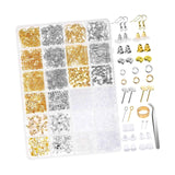 2290Pcs Earring Making Kit Earring Repair Jewelry Making Supplies