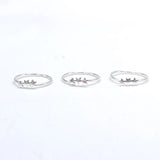 925 Sterling Silver Star Shape Nose Ring Earring Set