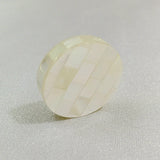5Pcs 100% Natural Pearl Sea Shell Round Shape Loose Beads