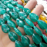 22PCS Semi Precious Malachite Turquoise Jade Labradonite Stones