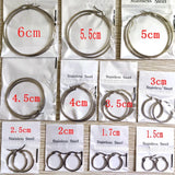 22 Pairs Circle Hoop Earrings Wedding Jewelry Gift Assorted Sizes