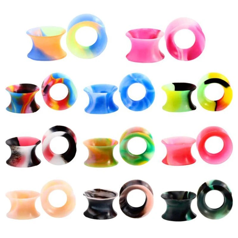 Silicone Ear Plugs and Tunnels Kit 22Pcs Set 6-16MM