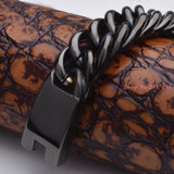 Heavy Wide 316L Stainless Steel Bracelet Men Bicycle Motorcycle Chain