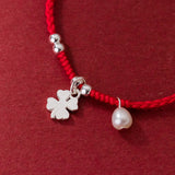 925 Silver Rope Bracelets Red Thread Line Bracelets For Women