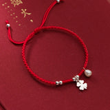 925 Silver Rope Bracelets Red Thread Line Bracelets For Women