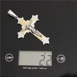 22g Golden Jesus Cross Pendant for Women and Men