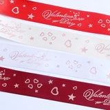 Love Ribbon Flower Decorative Ribbon Rose Bouquet Ribbon