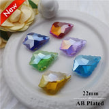 22mm Maple Baroque Crystal Pendant Beads for Jewelry Making DIY 48pcs
