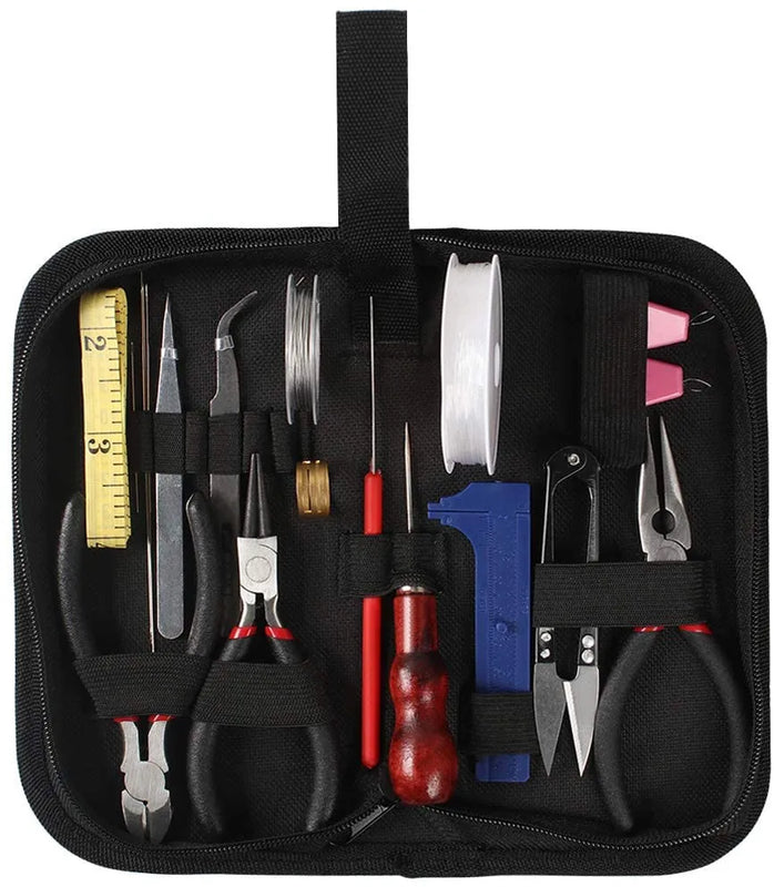 22pcs Jewelry Making and Repair Tool Kit DIY Necklace Bracelet Pliers Set