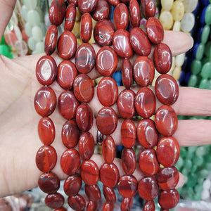 22pcs Oval Opal Crystal Agate Loose Bead Pendant DIY Earrings Necklace