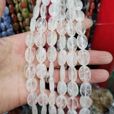 22pcs Oval Opal Crystal Agate Loose Bead Pendant DIY Earrings Necklace