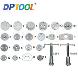 22pcs Car Disc Brake Caliper Wind Back Brake Piston Compressor Tool Kit