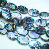 22pcs Mother of Pearl Abalone Shell Beads 13x18mm for Necklace Making