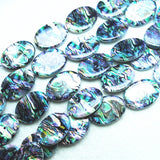 22pcs Mother of Pearl Abalone Shell Beads 13x18mm for Necklace Making