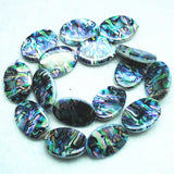 22pcs Mother of Pearl Abalone Shell Beads 13x18mm for Necklace Making