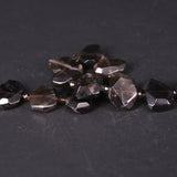 Natural Smoky Quartzs Faceted Slab Nugget Beads for Jewelry Making