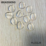 200pcs 22x20mm Clear Acrylic Irregular Beads for Jewelry Making