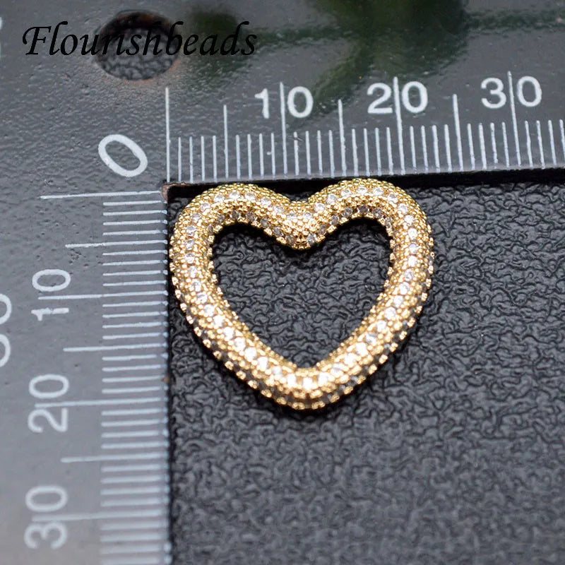 22x22mm Heart Lover Shape DIY Necklace Pendant Charms for Jewelry Making