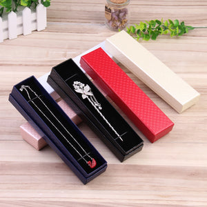 Cardboard Jewelry Set Box for Hairpin Necklace, Wedding Party Display Case