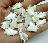 15mm Natural Mother of Pearl Beads for Pendant Jewelry Making 50pcs