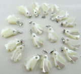 15mm Natural Mother of Pearl Beads for Pendant Jewelry Making 50pcs
