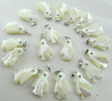 15mm Natural Mother of Pearl Beads for Pendant Jewelry Making 50pcs