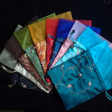 5pc/lot Brocade Bag Kits for Wedding Jewelry Gift - Beads Brocade Bag Order