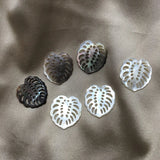 Natural Pearl Mother Shell Leaf Style Necklace Beads Jewelry Charms